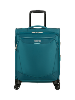 American Tourister Summerride 55cm 4-Wheel Cabin Suitcase 47L - view 2, Teal