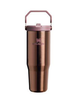 Stanley AeroLight IceFlow Flip Straw 2.0 Stainless Steel Leak-Proof Tumbler, 890ml, Polished Rose Gold, Polished Rose Gold