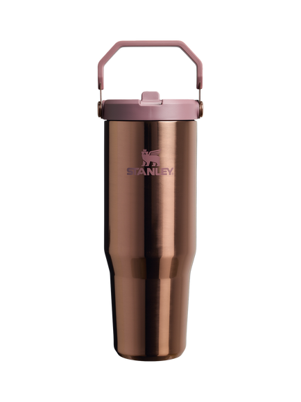Stanley AeroLight IceFlow Flip Straw 2.0 Stainless Steel Leak-Proof Tumbler, 890ml, Polished Rose Gold, Polished Rose Gold