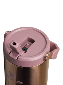 Stanley AeroLight IceFlow Flip Straw 2.0 Stainless Steel Leak-Proof Tumbler, 890ml, Polished Rose Gold - view 2, Polished Rose Gold