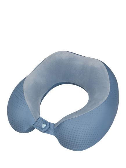 American Tourister Memory Foam Travel Neck Pillow, Stone Blue, Stone Blue