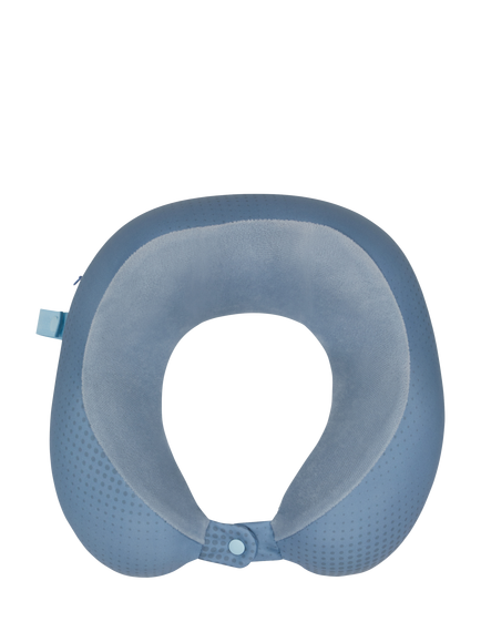 American Tourister Memory Foam Travel Neck Pillow, Stone Blue - view 2, Stone Blue