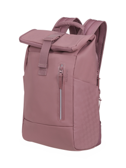 American Tourister Small Galactic Roll Top Backpack, 22.5L, Mauve, Mauve