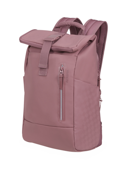 American Tourister Small Galactic Roll Top Backpack, 22.5L, Mauve, Mauve