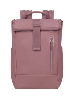 American Tourister Small Galactic Roll Top Backpack, 22.5L, Mauve - view 2, Mauve