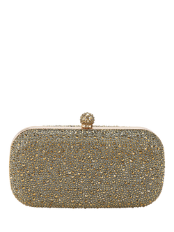 Carvela Cecilia Hard Clutch Bag, Bronze, Bronze