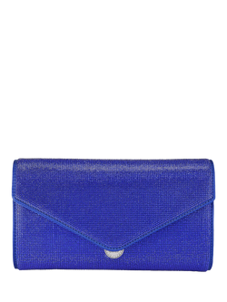 Carvela Spiral Envelope Clutch Bag, Blue