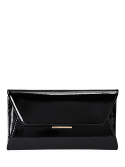 Carvela Spirit Clutch Bag, Black