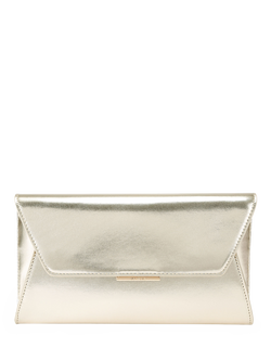 Carvela Spirit Clutch Bag, Gold