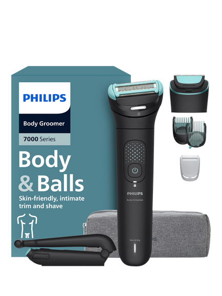 Philips 7000 Series 7480/15 BodyGroom Shaver, Black, Black