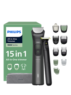 Philips 9000 Series MG9531/15  MultiGroom 15 in 1 All-in-One Trimmer, Grey, Grey