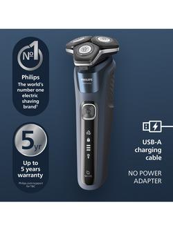 Philips 5000 Series S5885/35 Electric Shaver, Blue - view 2, Blue
