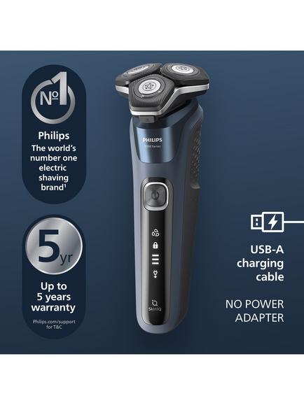 Philips 5000 Series S5885/35 Electric Shaver, Blue - view 2, Blue