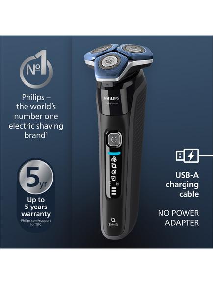 Philips 7000 Series S7886/58 Electric Shaver, Black - view 2, Black
