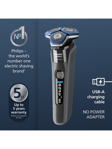 Philips 7000 Series S7887/55 Electric Shaver, Grey - view 2, Grey