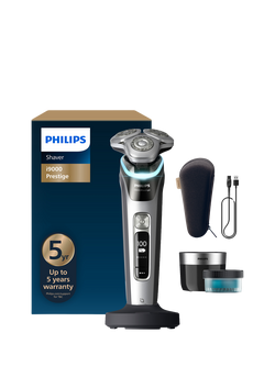 Philips XP9204/30 i9000 Prestige Shaver Wet & Dry Electric Shaver with Skin IQ Technology, Slate, Slate