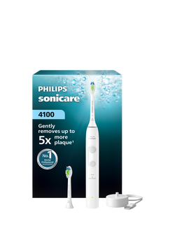 Philips Sonicare HX4042/41 4100 Electric Toothbrush, White, White