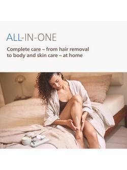 Philips BRE738/00 Beauty Set All-In-One Set for Body, Face, Epilator & Facial Hair Remover, White - view 2, White