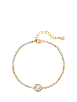 Jon Richard Crystal Stone Bracelet, Gold, Gold