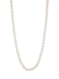 Jon Richard 8mm Pearl Necklace, Cream, Cream