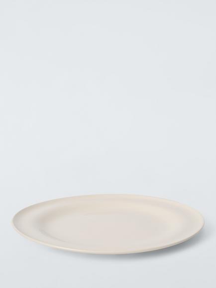 John Lewis Scandi Stoneware Dinner Plate, 27.8cm, Natural - view 2, Natural