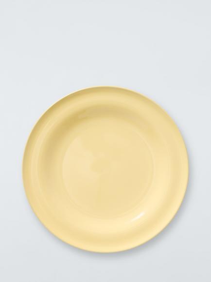 John Lewis Scandi Stoneware Dinner Plate, 27.8cm, Yellow, Yellow