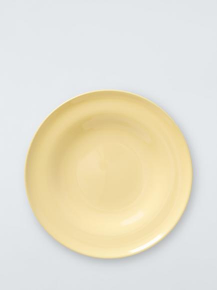 John Lewis Scandi Stoneware Side Plate, 21.9cm, Yellow, Yellow