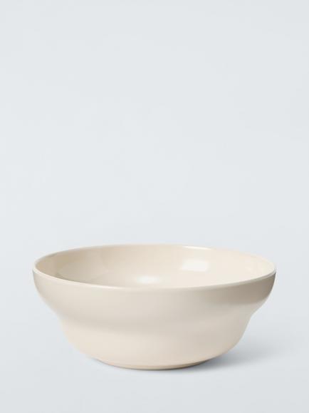 John Lewis Scandi Stoneware Cereal Bowl, 16cm, Natural, Natural
