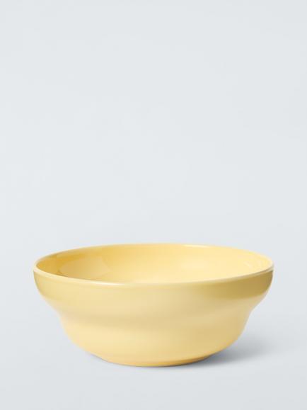 John Lewis Scandi Stoneware Cereal Bowl, 16cm, Yellow, Yellow