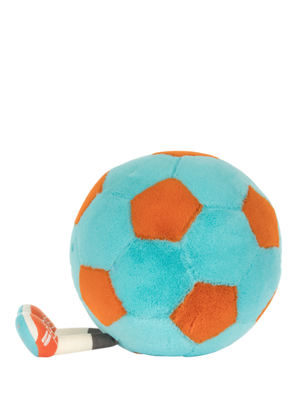 Jellycat Amuseables Jellycat Football Soft Toy - view 2, Blue