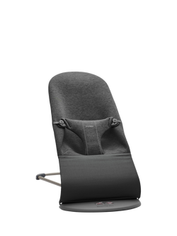 BabyBjörn Bliss 3D Jersey Baby Bouncer, Charcoal Grey, Charcoal Grey