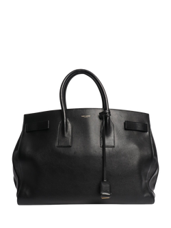 Pre-loved SAINT LAURENT Sac De Jour Top Handle Bag, Black, Black