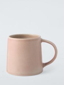 John Lewis Potters Stoneware Mug, 380ml, Pink