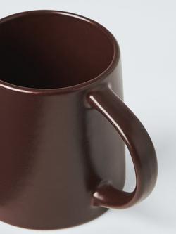 John Lewis Potters Stoneware Mug, 380ml - view 2, Brown