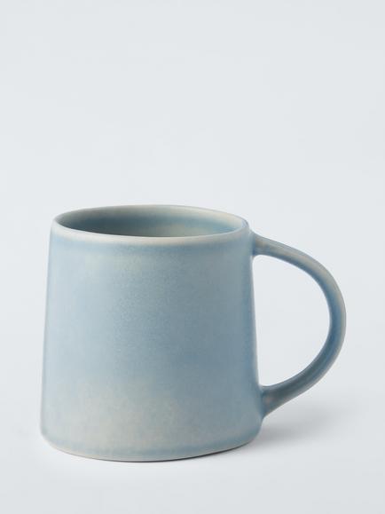 John Lewis The Colour Edit Stoneware Mug, 420ml, Blue