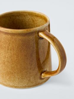 John Lewis Potters Stoneware Mug, 380ml - view 2, Orange