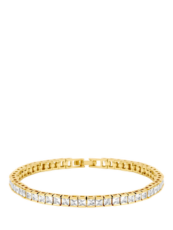 Jon Richard Luxe Tennis Bracelet, Gold, Gold