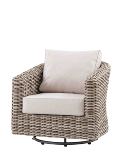 Gallery Direct Ragusa Garden Swivel Chair, Natural - view 2, 