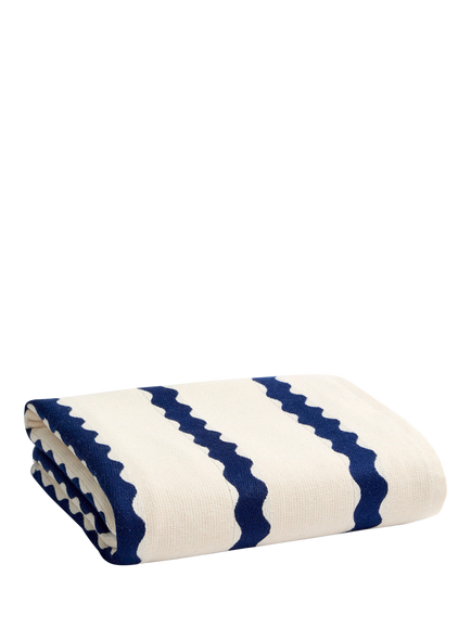 Christy Ultra Light Striped Beach Towel, Nautical