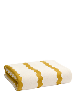 Christy Ultra Light Striped Beach Towel, Ochre