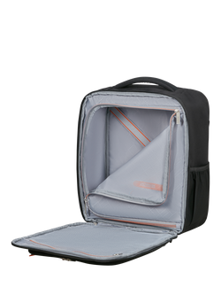 American Tourister Wanderlite Non-Expandable Cabin Backpack, 26L - view 2, Shadow Black