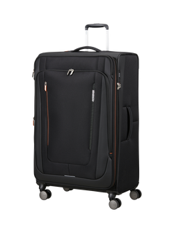 American Tourister Wanderlite 8-Wheel XL Spinner Suitcase, 136L, Shadow Black, Shadow Black
