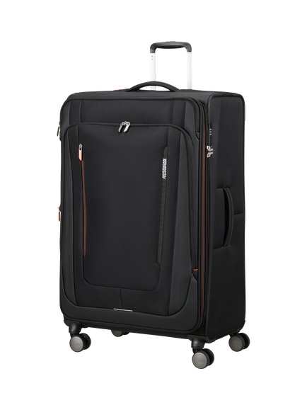 American Tourister Wanderlite 8-Wheel XL Spinner Suitcase, 136L, Shadow Black, Shadow Black
