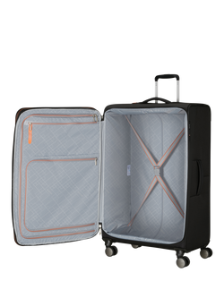 American Tourister Wanderlite 8-Wheel XL Spinner Suitcase, 136L, Shadow Black - view 2, Shadow Black