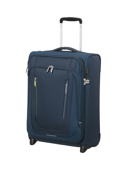 American Tourister Wanderlite Non-Expandable Upright Cabin Case, 43L, Dark Navy