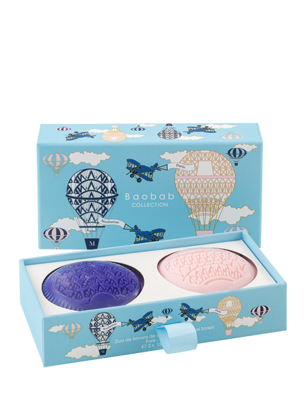 Baobab Collection Manhattan & Paris Soap Gift Set, Multi