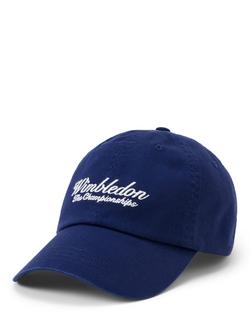 Polo Ralph Lauren X Wimbledon 2026 Woven Cap, Refined Navy, Refined Navy
