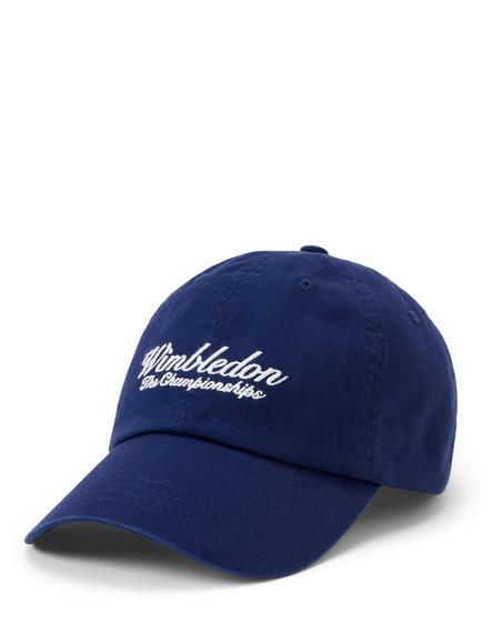 Polo Ralph Lauren X Wimbledon 2026 Woven Cap, Refined Navy, Refined Navy