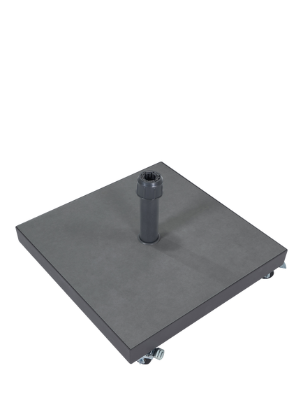 Pacific Ceramica Platinum Parasol Base, 40kg - view 2, Anthracite Grey