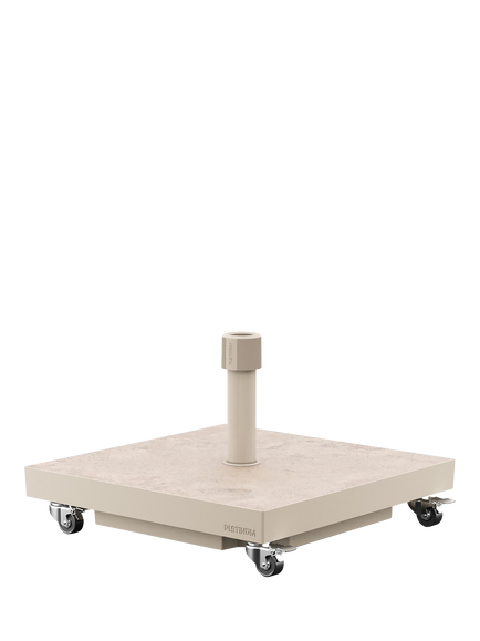 Pacific Ceramica Platinum Parasol Base, 40kg, Sandstone